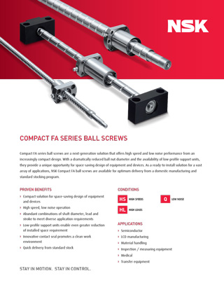 cover image for Ball Screw Compact FA series
